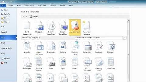 APA Tutorial: Starting a new paper with Word 2010