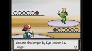 Pokemon Fire Ash EP. 3 || Vermilion Gym Challenge - Leader LT. Surge