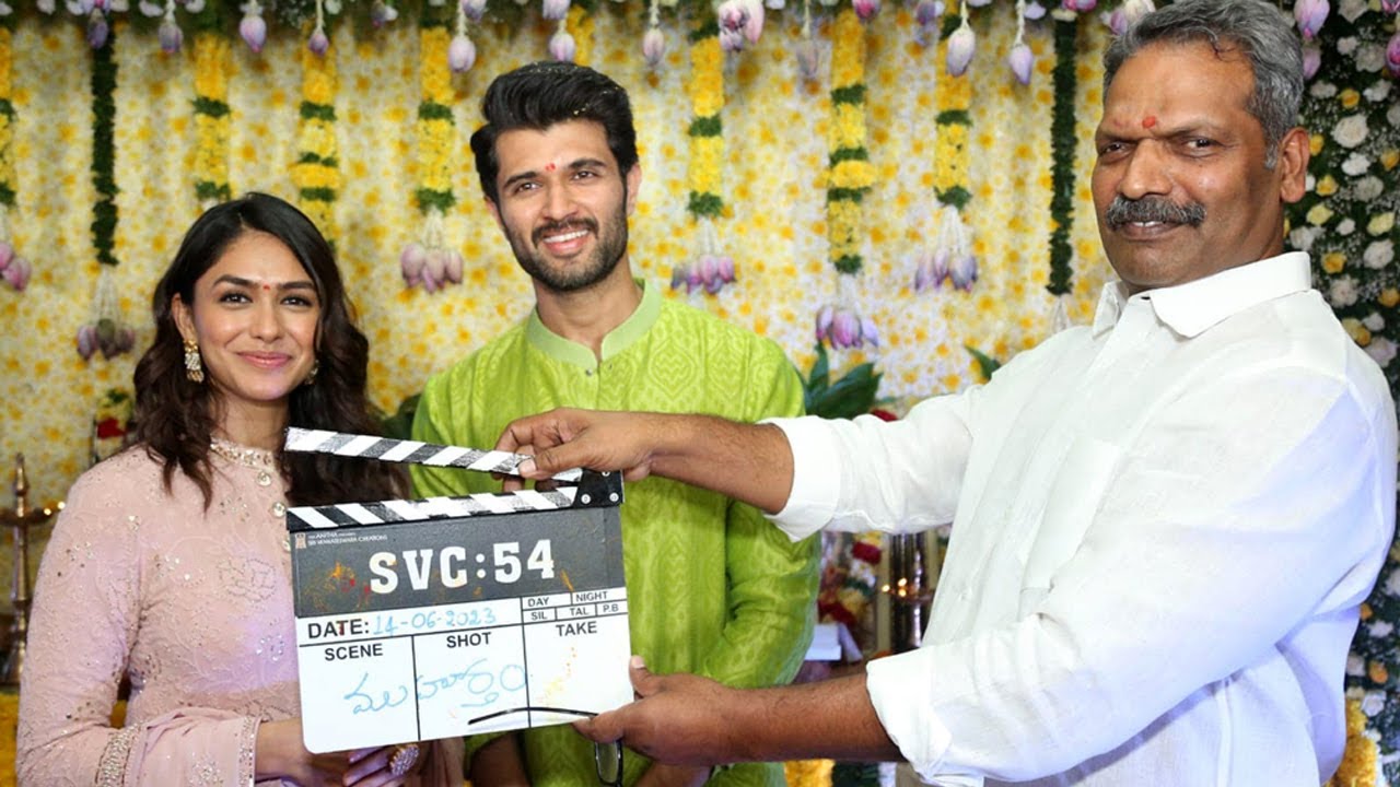 Vijay Deverakonda & Mrunal Thakur New Movie Opening | #VD13 | Parasuram Petla | Manastars - YouTube