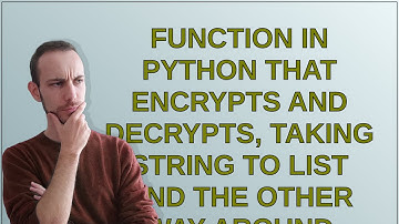 Codereview: Function in Python that encrypts and decrypts, taking string to list and the other wa...