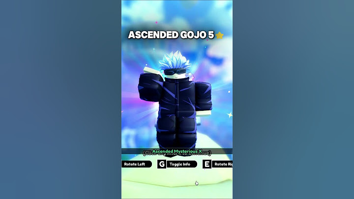 New Gojo 5⭐ Ascension + Lucky Trait 🍀 (ASTD X)