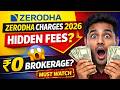 Zerodha Hidden Charges 2026 😱 | Zerodha Brokerage Truth Tamil
