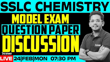 SSLC CHEMISTRY |MODEL EXAM QUESTION PAPER DISCUSSION|RANS SSLC