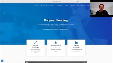 The Polymer Flooding Academy - a tour of the website