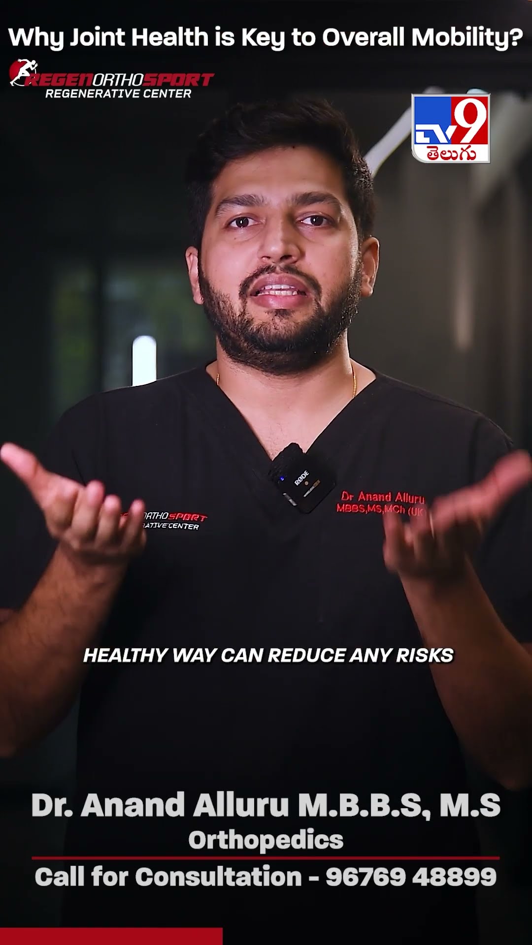 Joint Mobility \u0026 Health with RegenOrthoSport - TV9