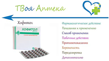 Хофитол таблетки - показания (видео инструкция) описание, отзывы