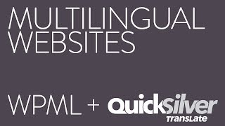 Quicksilver Wpml Multilingual Websites