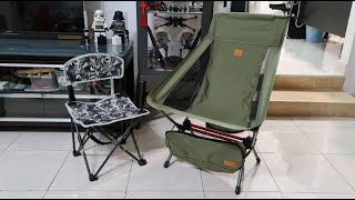 Decathlon Low Folding Camping Chair vs Naturehike Moon Chair YL09