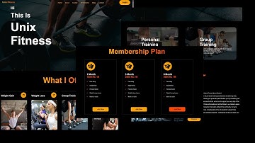 Online Gym Management Website Design . . . . .#coding #programming #html #javascript #css