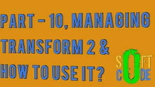 Part-10, HTML5 and CSS3, What is TRANSFORM 2 & How To Use It