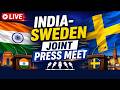 LIVE: PM Shri Narendra Modi, Swedish PM Ulf Kristersson attend joint press meet
