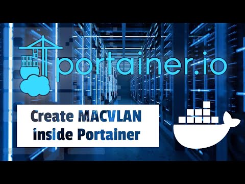 Create MACVLAN with Portainer