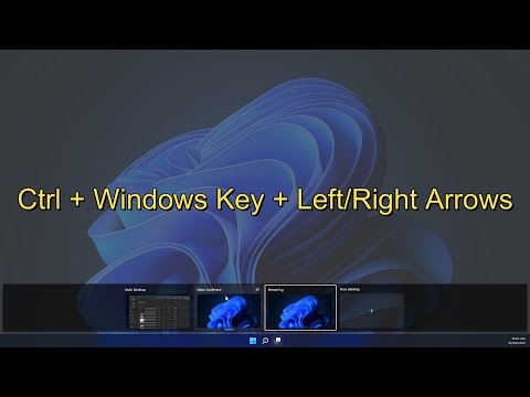 HOW TO USE THE WINDOWS 11 VIRTUAL DESKTOP