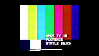 WPDE TV 15 Test Card (1985)