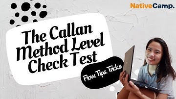 The Callan Method Level Check Test || NativeCamp || shapeisticated