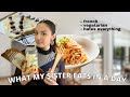 What my very picky sister eats in a day  french  vegetarian  eats whatever she wants  edukale