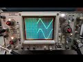 Tektronix 465 oscilloscope 2ch 100mhz 197283 test teardown