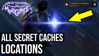 All Secret Caches Locations (Bruce Wayne's Hidden Audio Recordings) - Gotham Knights