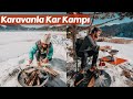 Karavanla Abant'ta Kar Kampı - Donmuş Göl, Ateş, Sucuklu Kuru Fasulye - Trail of Us Van Life