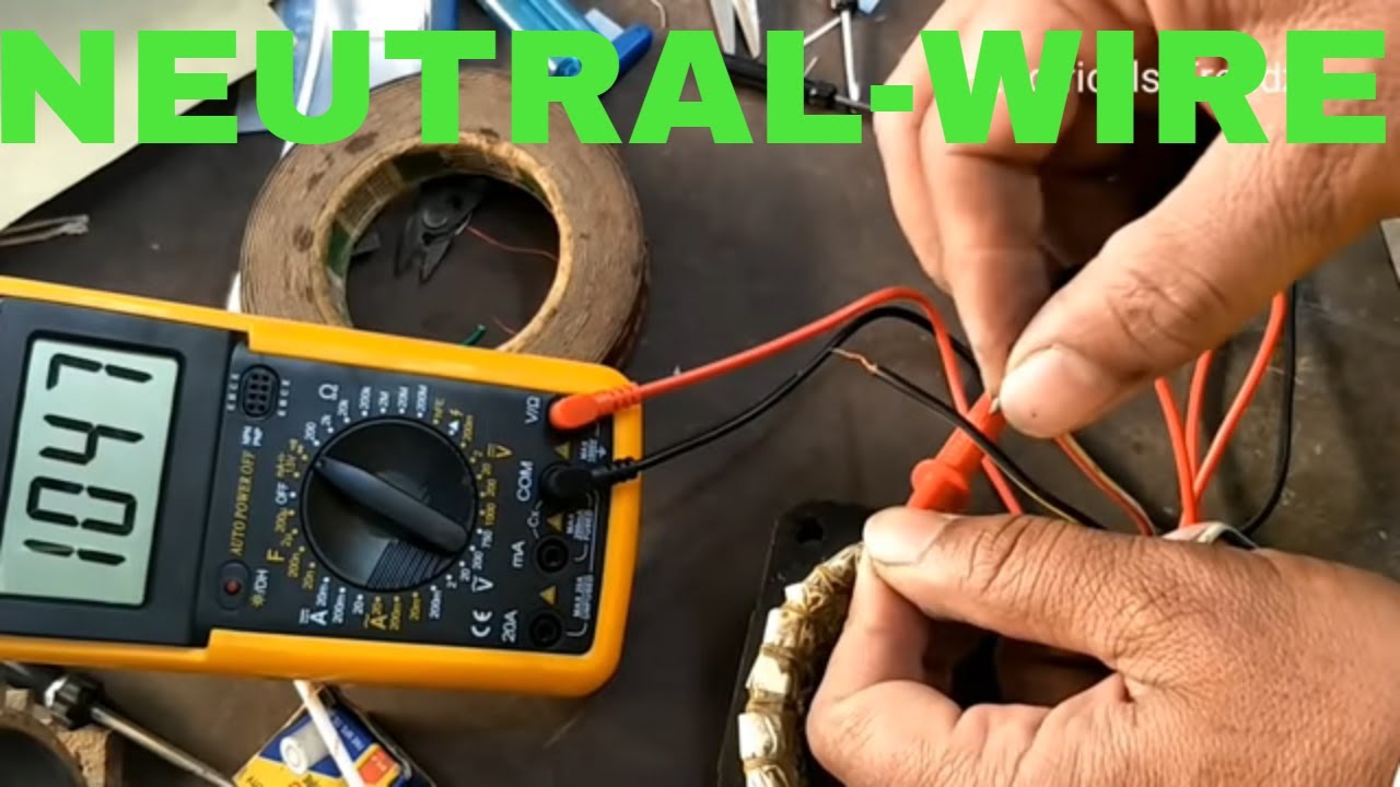 How to Identify a Hot, Neutral and Ground Wires using Digital