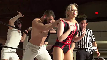 [FREE MATCH] Penelope Ford Jordynne Grace Maria Manic v. Pull-It Club | Beyond Wrestling Intergender