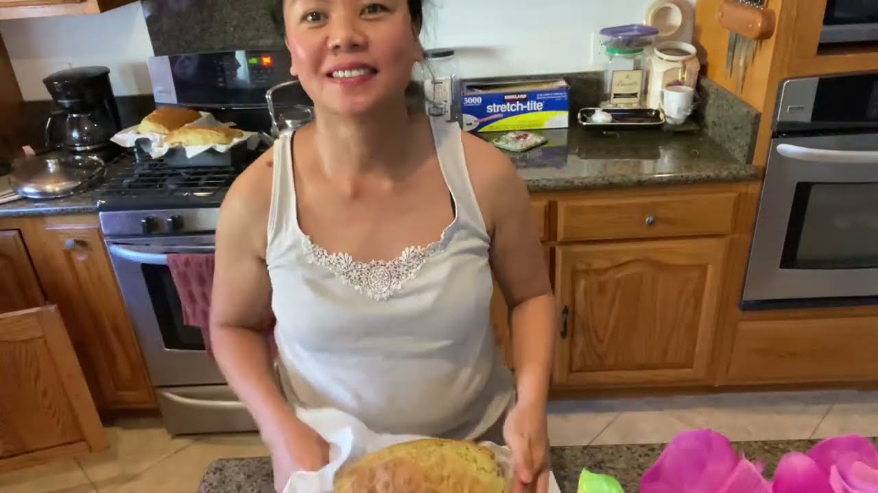 Organic Malunggay (Moringa) English Muffin Bread ||   How to bake Organic English Muffin Bread