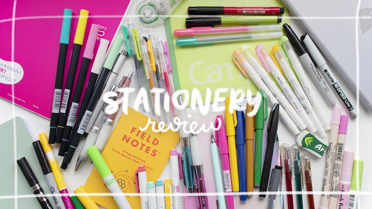 reviewing my entire stationery collection ⭐ the best & worst