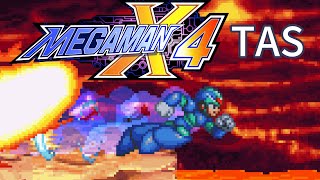 Mega Man X4 "X, no items" TAS in 40:05.25 by HappyLee