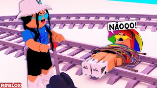 APENAS UM SAI VIVO NO ROBLOX!! (The Trolley Game) 