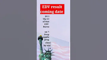 EDV Result coming date| #ytshorts #dv