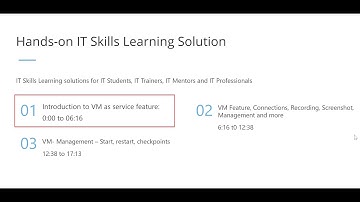 Virtual Machines for IT students and IT Trainers