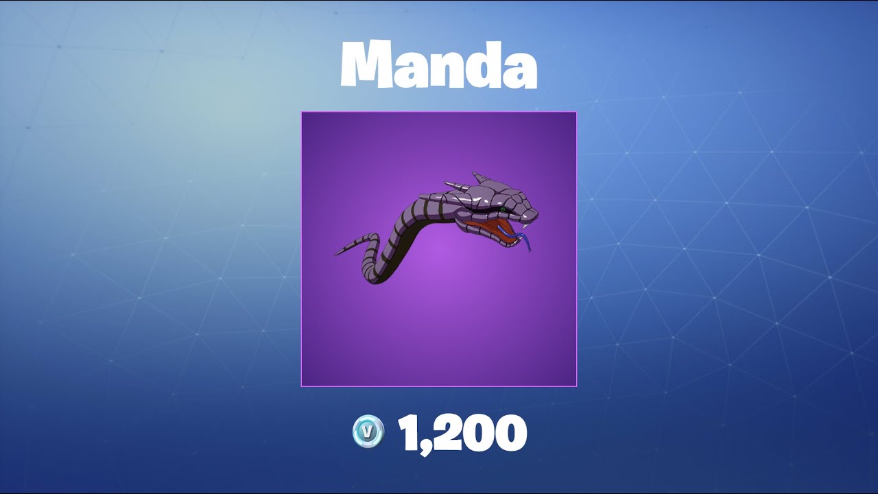 Manda Fortnite Glider YouTube
