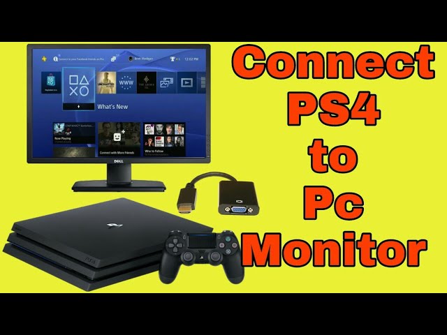 Connect Ps4 to any monitor to Vga converter - YouTube