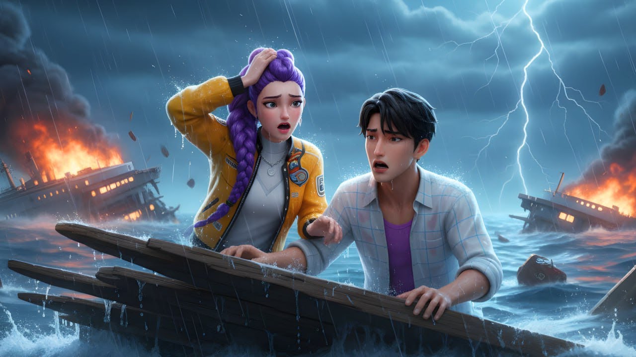 RESCUING – Baby Rumi X Baby Jinu | KPop Demon Hunters - YouTube
