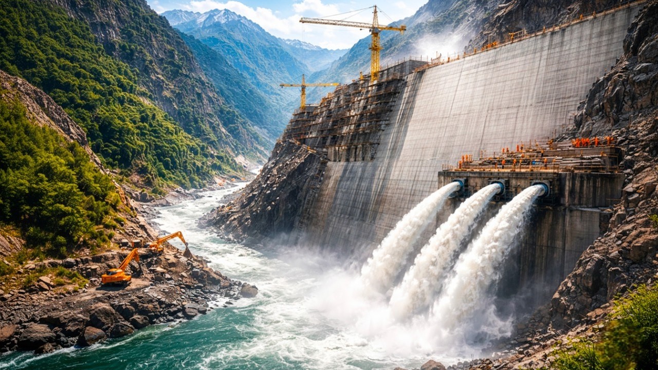 Wie Tadschikistan Den Höchsten Staudamm Der Welt Baut Um Einen Gebirgsfluss Zu Kontrollieren