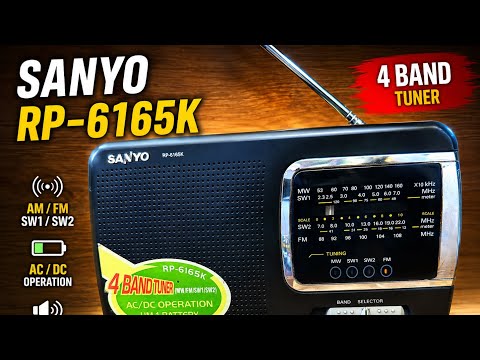 SANYO RP-6165K Radio Review - YouTube