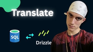 SQL to Drizzle ORM - Define any schema with Drizzle