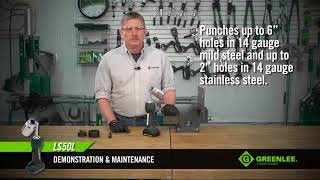 Greenlee- LS50L Knockout Punch Demo Video