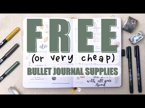 My Favorite Affordable Bullet Journaling Supplies for Beginners