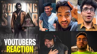 Biggest YOUTUBERS/STREAMERS Reaction on KGF CHAPTER 2 🔥🔥