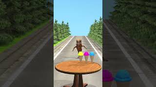 The Bear And The Wolf Funny Moment scaryteacher3d 3danimation funny