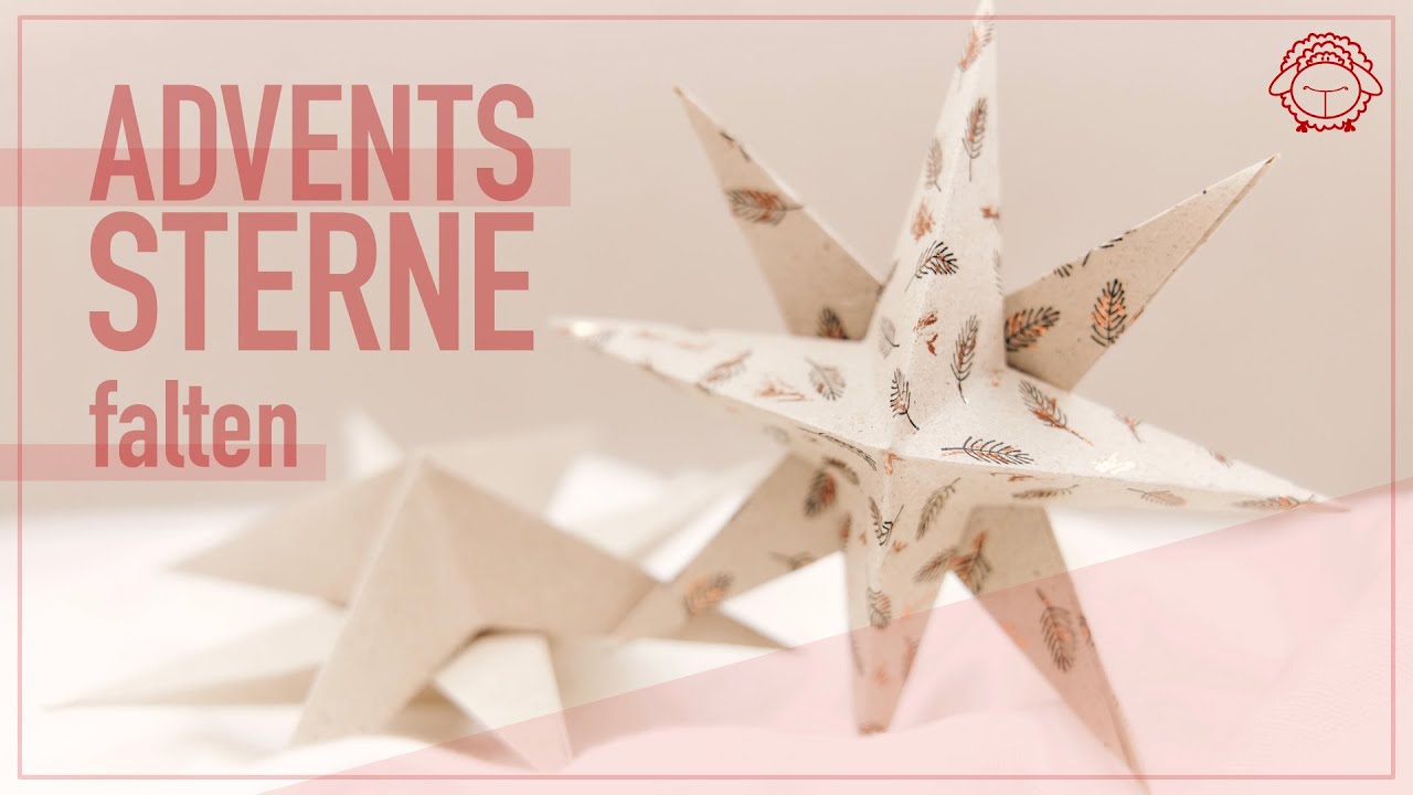 Kleine Sterne basteln aus Papier | schafTV