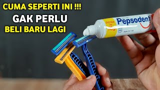 TERNYATA CUMA SEPERTI INI!! Cara Mengasah Pisau Cukur Kembali Baru Lagi