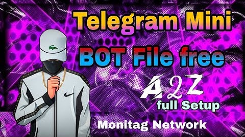 Telegram mini bot create/টেলিগ্রাম মিনি বট তৈরি/Monetag/freecode/teickbuzzbd