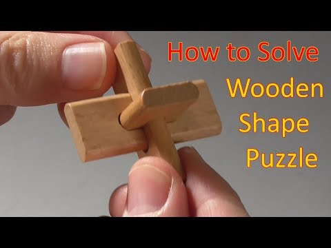 Wooden Cross Puzzle - How to Solve It!