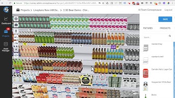 Planogram and Virtual shelf builder copy and paste feature