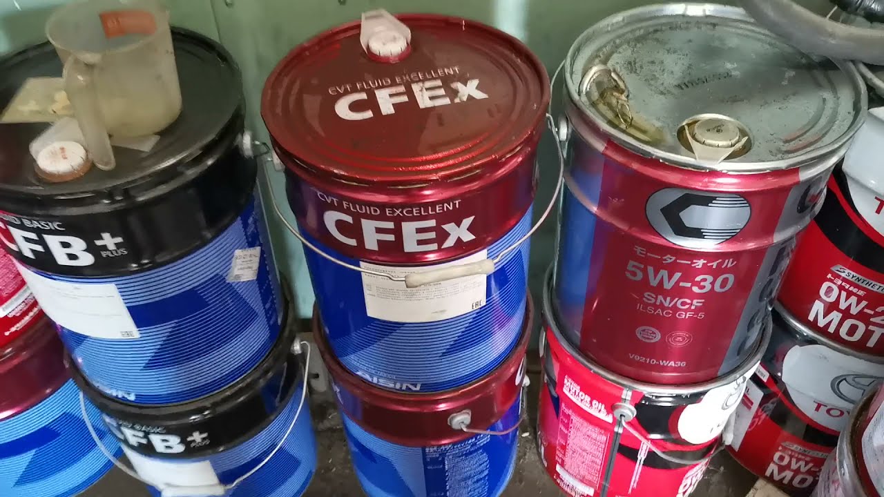 TOYOTA WISH замена фильтра вариатора - YouTube