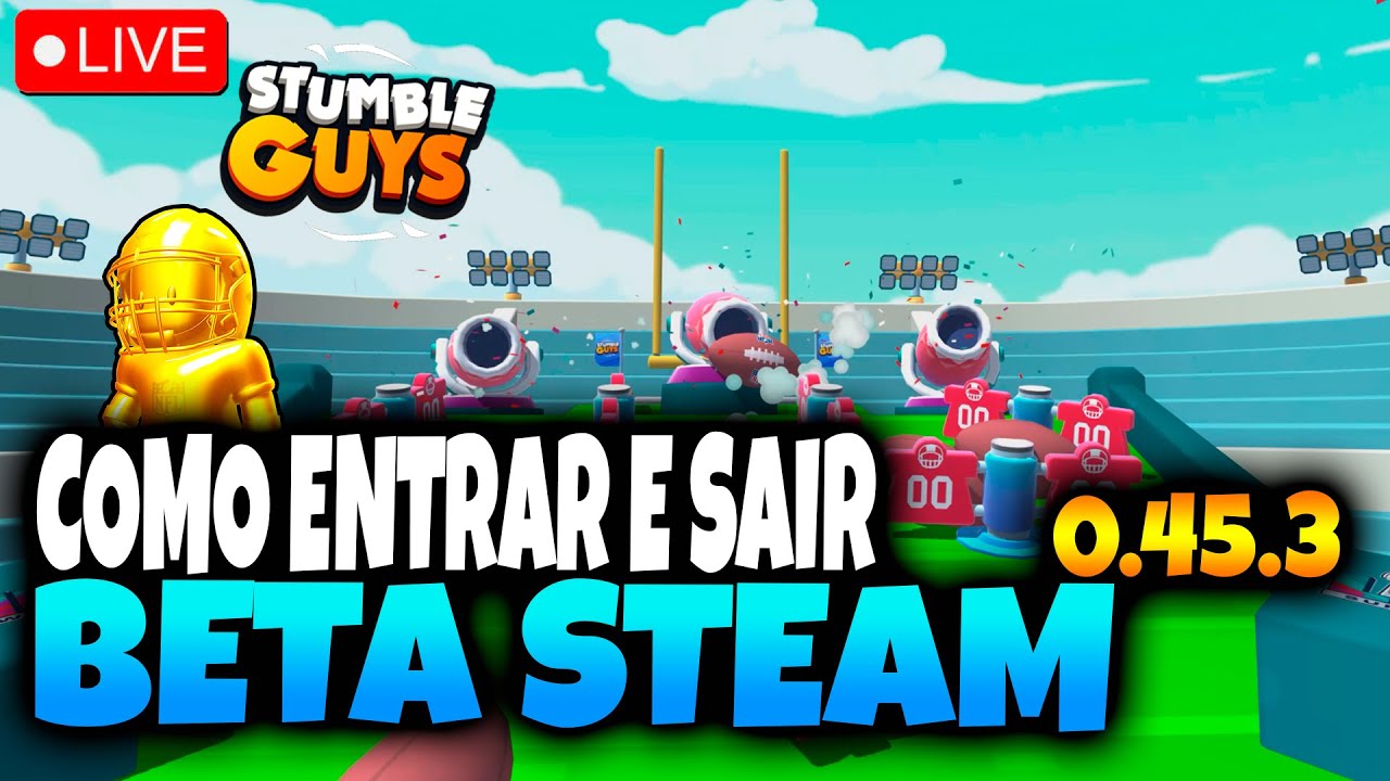 ✓COMO BAIXAR E JOGAR A VERSÃO 0.45 DO STUMBLE GUYS! 