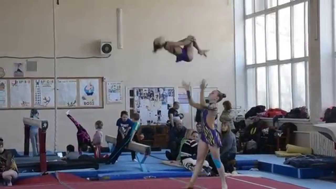 Спортивная Акробатика Кипень Алина Сотник Анастасия .