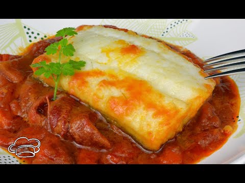 Bacalao a la riojana con pimientos asados y Bacalao Giraldo